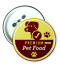 เข็มกลัดสกรีนลาย Pet food Badge